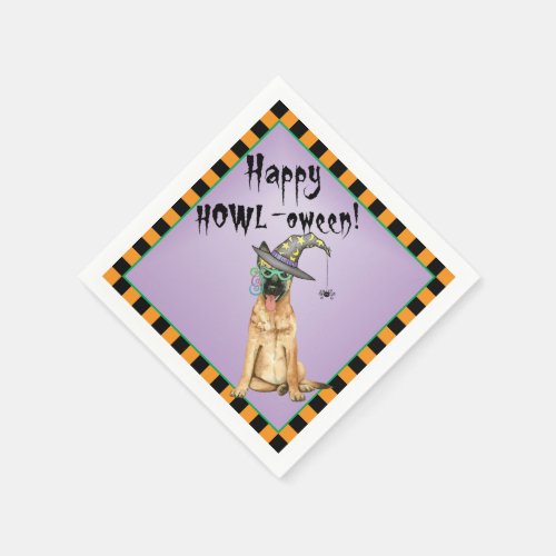 Halloween Belgian Malinois Napkins