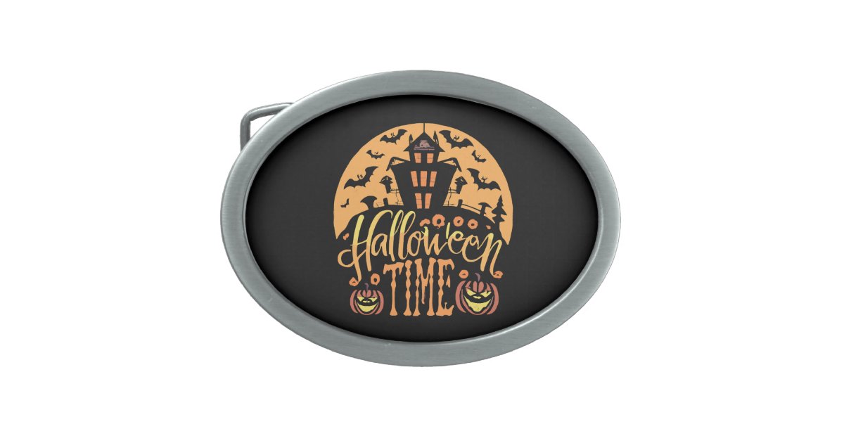 Halloween Belt Buckle Zazzle