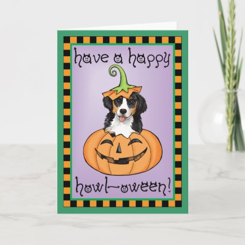 Halloween Berner Card