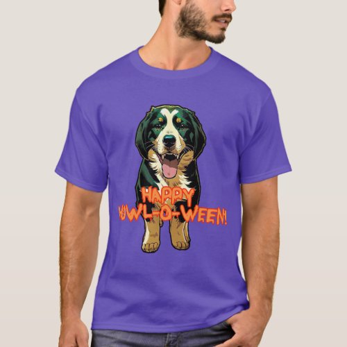 HALLOWEEN Berner Sennenhund Bernese Mountain Dog T_Shirt