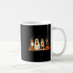 Halloween Bernese Mountain Dog Ghost Soky Bernese Coffee Mug