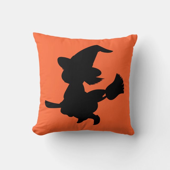 Halloween Best Witches Throw Pillow (Front)