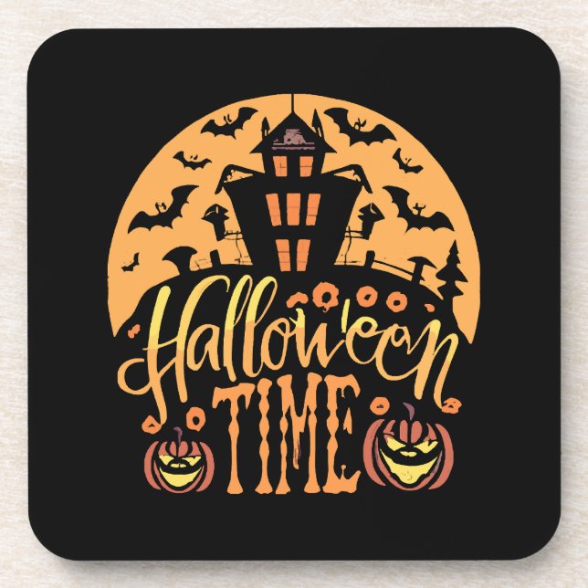 Halloween Beverage Coaster (Front)