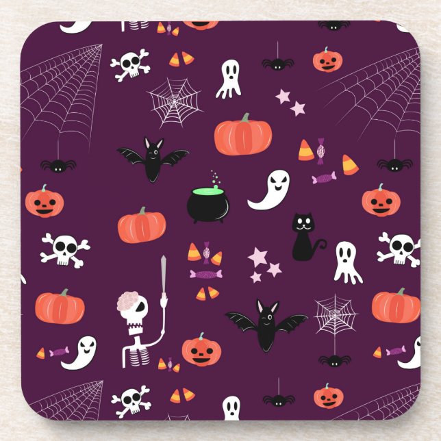 Halloween Beverage Coaster (Front)