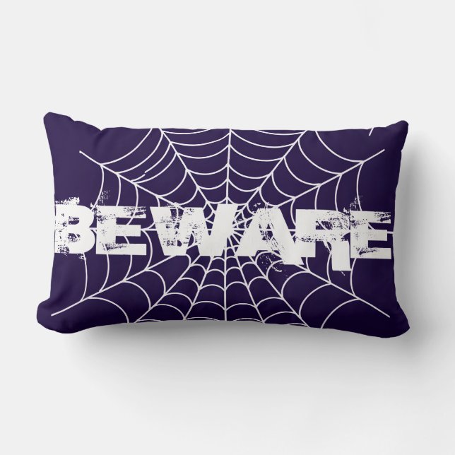 Halloween Beware Lumbar Pillow (Front)