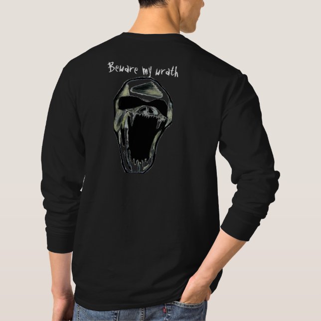 HALLOWEEN, BEWARE MY WRATH hoodie T-Shirt (Back)