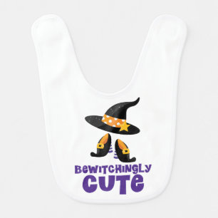 Halloween Bewitchingly Cute Baby Bib