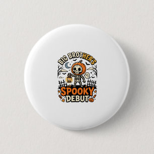 Halloween Big Brother Spooky Debut Button