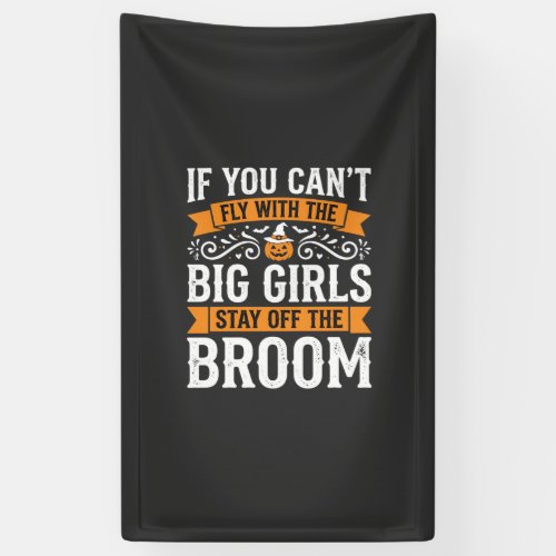 Halloween Big Girls Broom Witch Design_1 Banner