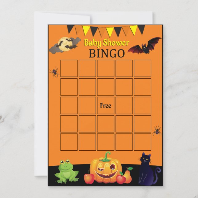 Halloween Bingo Card (Front)