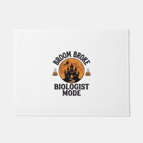 Halloween Biologist Shirt Vintage Spooky Science D Doormat