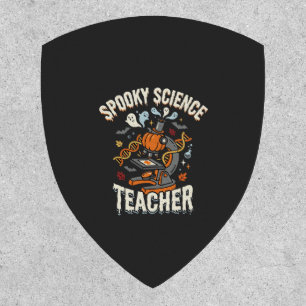 Halloween Biology Teacher Spooky Science Patch