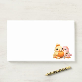 Halloween Bird Friends Horizontal Notes
