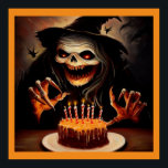 Halloween - Birthday 5 Poster<br><div class="desc">Are you looking for a unique way to celebrate a Halloween birthday? Look no further! Our new image captures the spooky spirit of Halloween while also celebrating the special occasion of a birthday. With vibrant colors and fun graphics, this image is sure to be a hit at any Halloween birthday...</div>