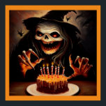 Halloween - Birthday 5 Poster<br><div class="desc">Are you looking for a unique way to celebrate a Halloween birthday? Look no further! Our new image captures the spooky spirit of Halloween while also celebrating the special occasion of a birthday. With vibrant colors and fun graphics, this image is sure to be a hit at any Halloween birthday...</div>