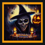 Halloween - Birthday 7 Poster<br><div class="desc">Are you looking for a unique way to celebrate a Halloween birthday? Look no further! Our new image captures the spooky spirit of Halloween while also celebrating the special occasion of a birthday. With vibrant colors and fun graphics, this image is sure to be a hit at any Halloween birthday...</div>