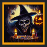 Halloween - Birthday 7 Poster<br><div class="desc">Are you looking for a unique way to celebrate a Halloween birthday? Look no further! Our new image captures the spooky spirit of Halloween while also celebrating the special occasion of a birthday. With vibrant colors and fun graphics, this image is sure to be a hit at any Halloween birthday...</div>