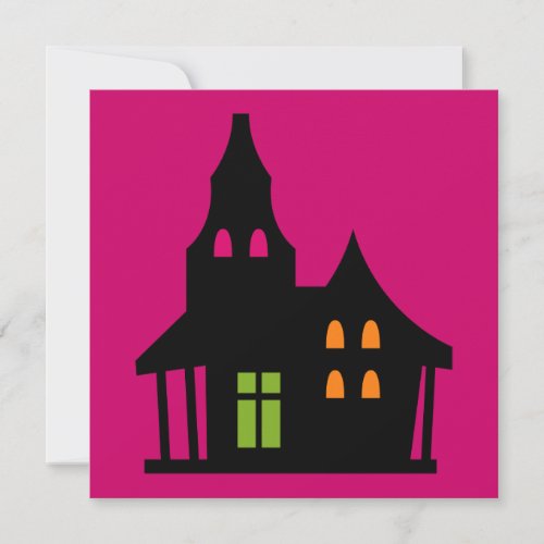 Halloween Birthday Blonde Witch Girl Custom Invitation