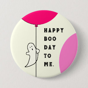 Halloween Birthday Button