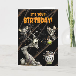 Halloween Birthday Card