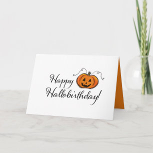 Halloween Birthday Card