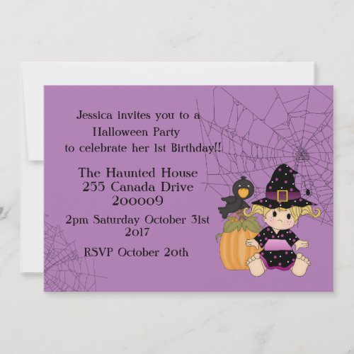 Halloween Birthday Card