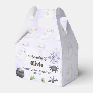 Halloween Birthday Cute Ghost Party Favor Boxes