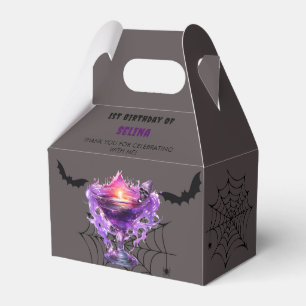 Halloween Birthday Cute Witch Party Favor Box