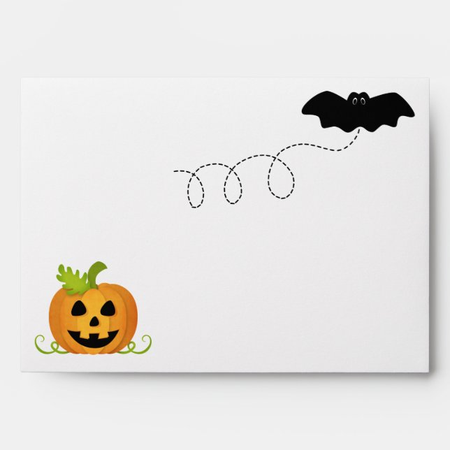 Halloween Birthday Envelope (Front)