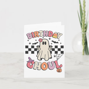 Halloween Birthday Ghoul Bday Party Anniversary Wo Card