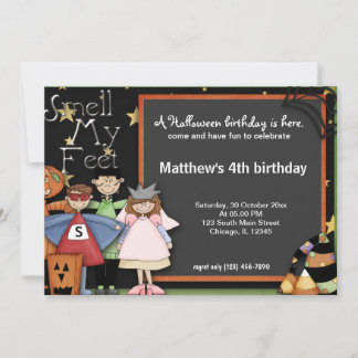Halloween Birthday Invitation