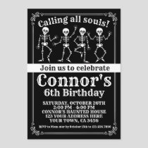 Halloween Birthday Invitation