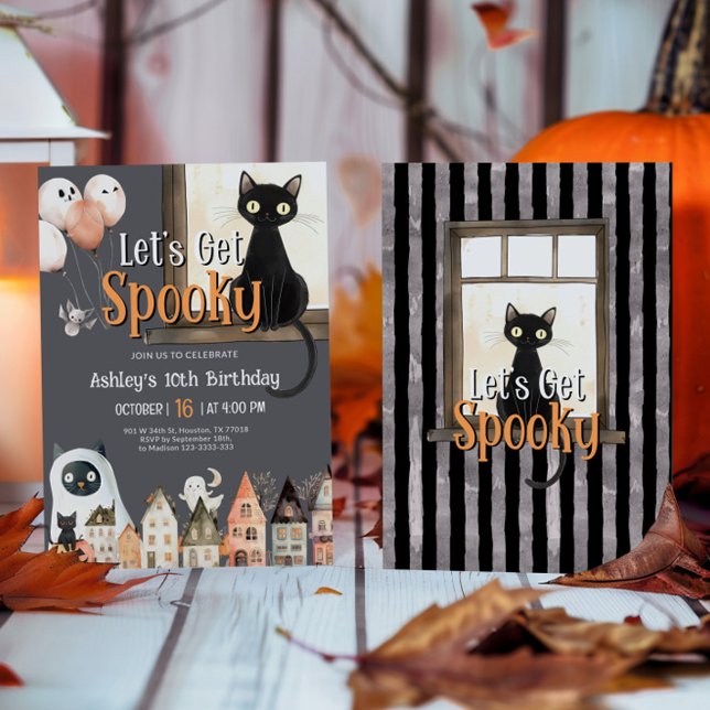 Halloween Birthday  Invitation (Creator Uploaded)