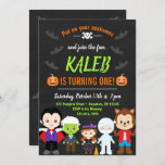 Halloween Birthday Invitation Kids<br><div class="desc">Halloween Birthday Invitation for your child's costume party</div>