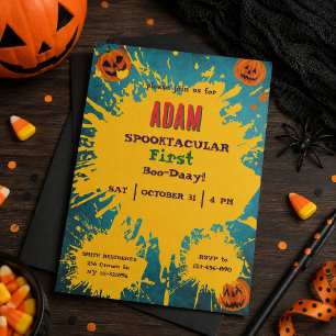 Halloween Birthday Kids Party Halloween Invitation