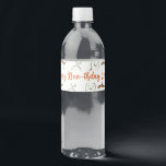 Halloween Birthday Party Decoration<br><div class="desc">Are you celebrating a Halloween birthday this year and want a sweet, not spooky, illustrated theme for your party? These extra cute and colorful Halloween themed water bottle labels feature hand drawn festive fun! A happy ghost surrounds your customizable text! Add your child's name for a cute sticker to attach...</div>