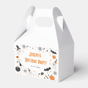 Halloween Birthday Party Favor Boxes