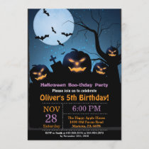 Halloween Birthday Party Invitation