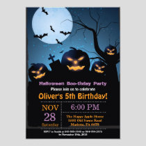 Halloween Birthday Party Invitation