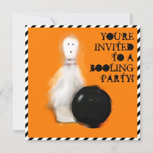 HALLOWEEN BIRTHDAY PARTY INVITATION