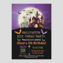 Halloween Birthday Party Invitation