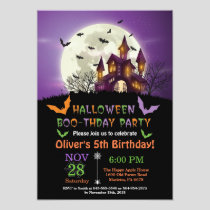 Halloween Birthday Party Invitation