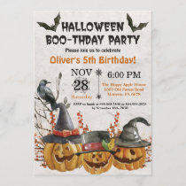 Halloween Birthday Party Invitation