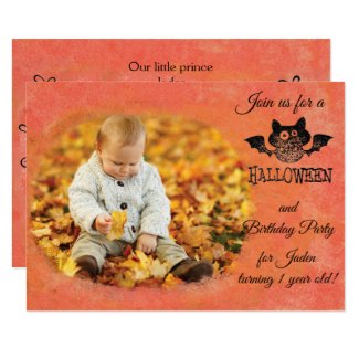 Halloween / Birthday Party Invitation Card
