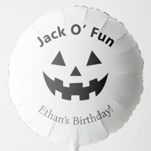 Halloween Birthday Party Jack O’ Fun Pumpkin Balloon