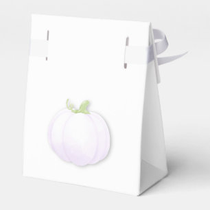 Halloween Birthday Party Minimal Pumpkin Design Favor Boxes