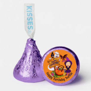 Halloween Birthday Personalize Name Happy Haunting Hershey®'s Kisses®