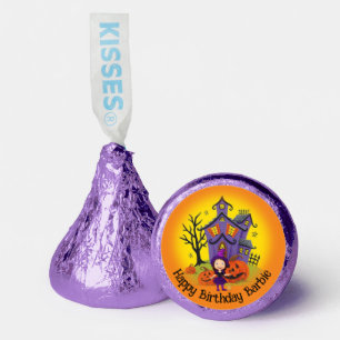 Halloween Birthday Personalize Name Haunted House Hershey®'s Kisses®