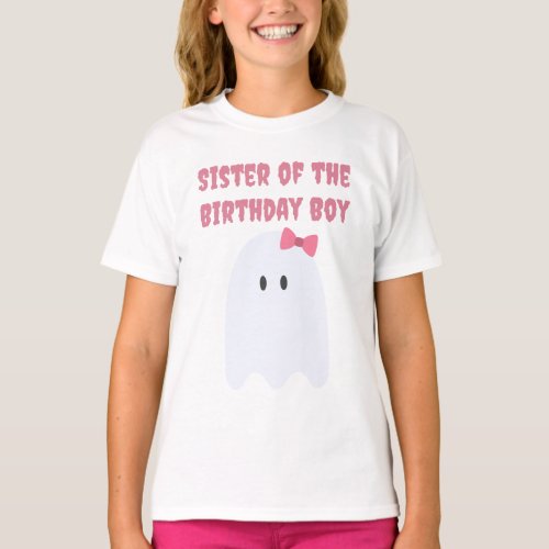 Halloween Birthday Sister T_Shirt