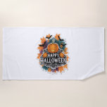 Halloween Birthday Squad Creepy Clown Ghost Zombie Beach Towel<br><div class="desc">Halloween Birthday Squad Creepy Clown Ghost Zombie</div>